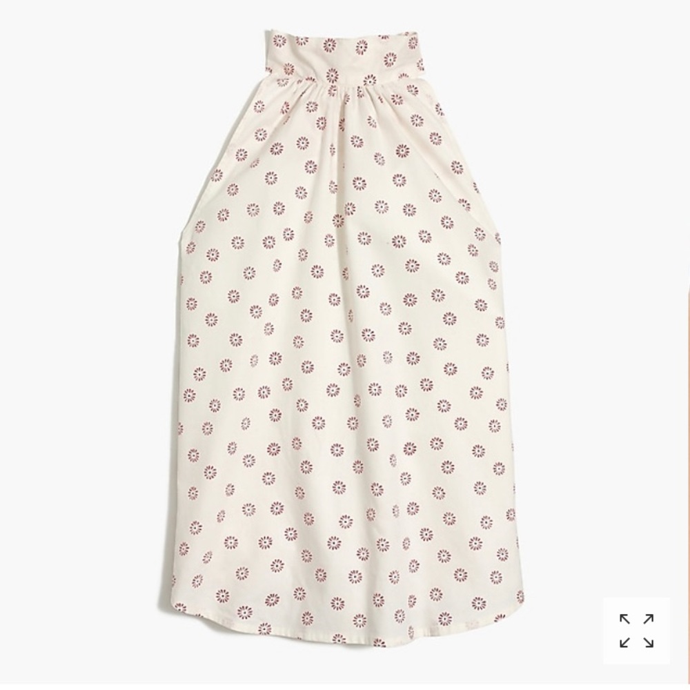 NWT J. Crew tie-neck halter top